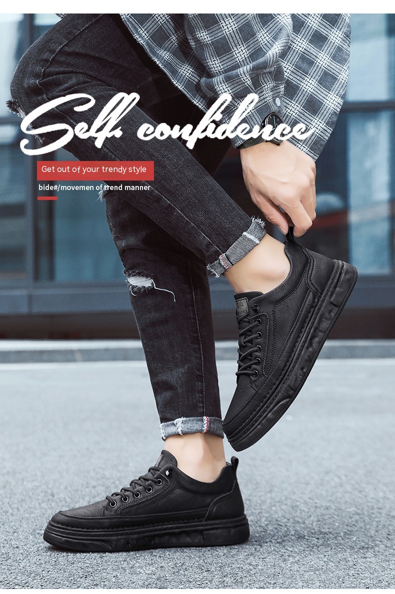 Breathable White Shoes Slip-on Sports And Leisure Soft Bottom Skateboard Shoes foto 2