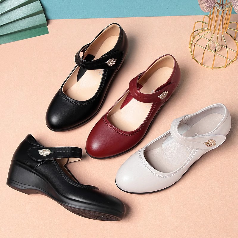 One-strap Women's Magic Stick Shoes Comfortable Wedge Soft Sole Shoes foto 5