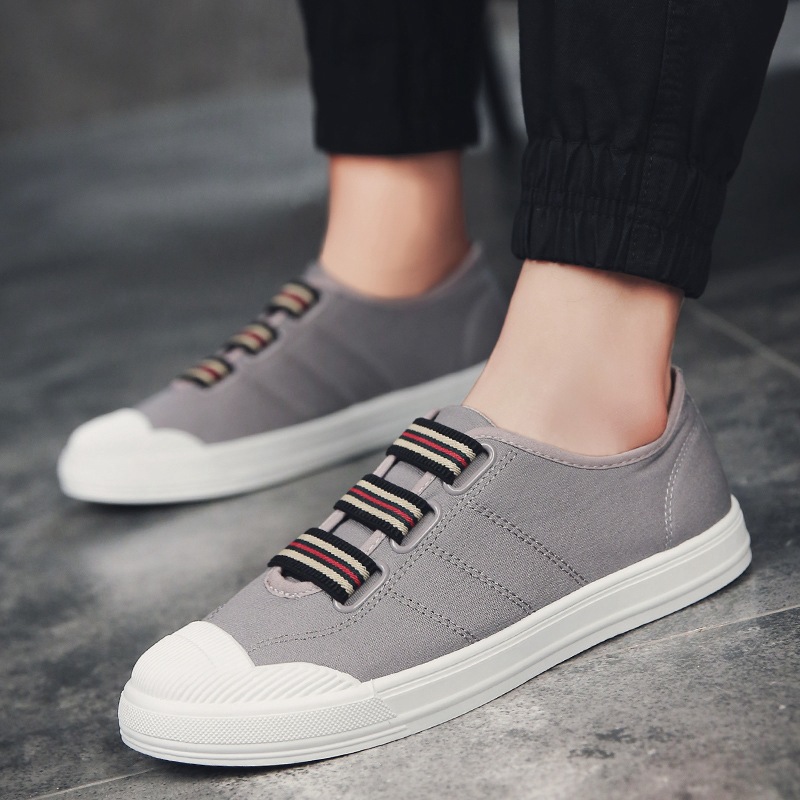 Korean Style Summer And Autumn Breathable Canvas Casual Shoes foto 4