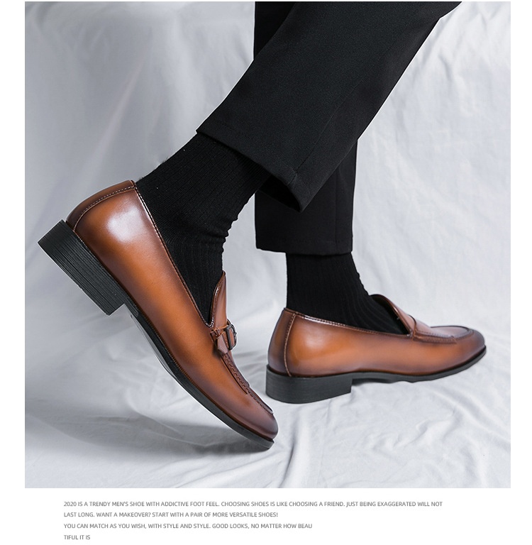 Slip-on High-grade Leather Shoes For Men foto 3