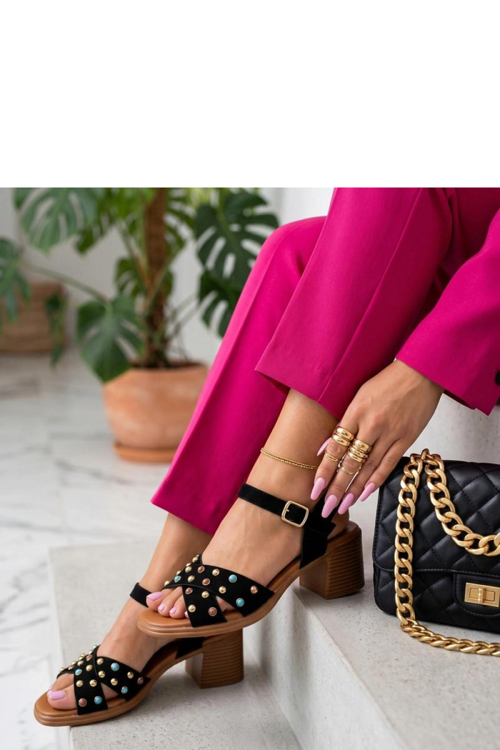 Sandalen op hak Solea