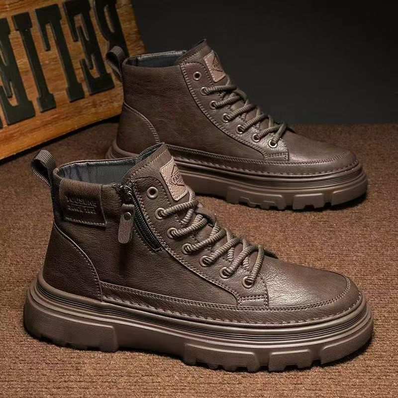High-top New Style Dr Martens Boots Vintage Men's Shoes foto 5