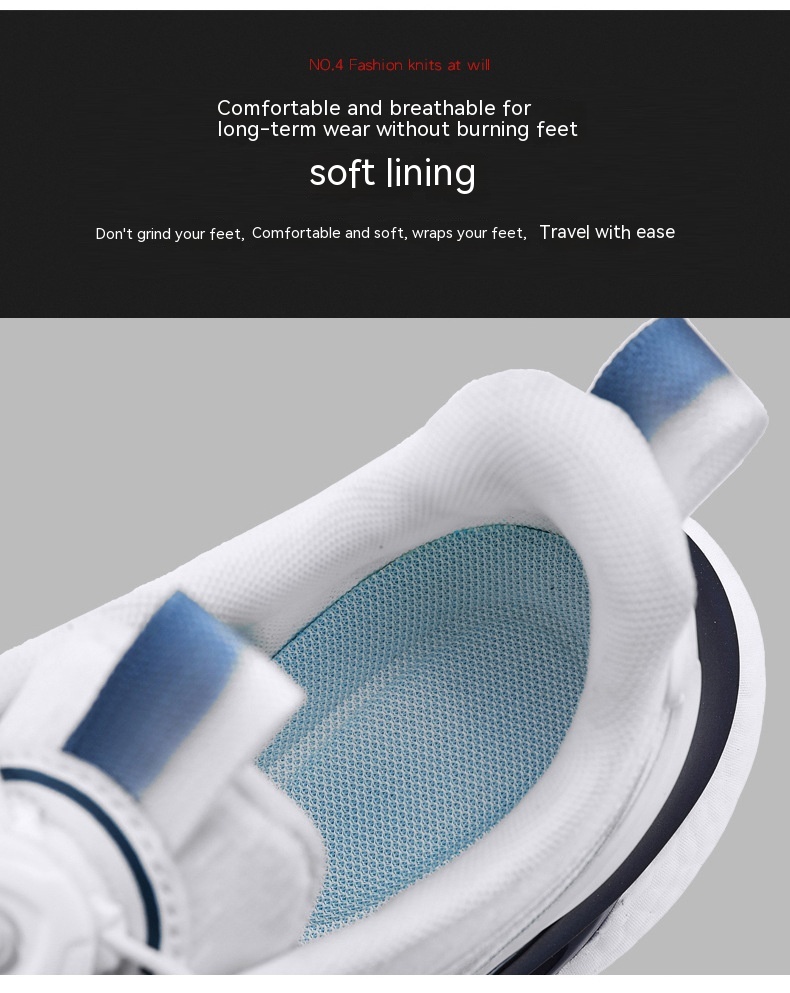 Flying Woven Air Cushion Turn Buckle Running Shoes foto 3