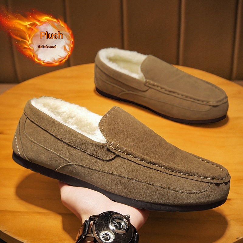 Men's Loafer-style Casual Slip-on Cotton Shoes foto 2