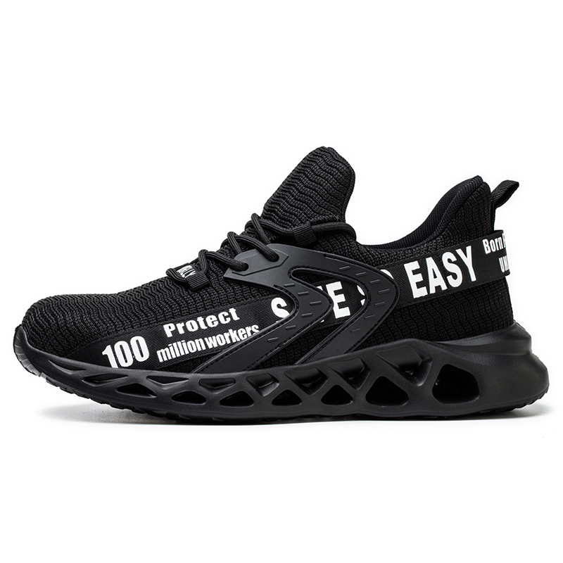 Fly-knit Upper Labor Protection Shoes Are Light And Comfortable foto 3