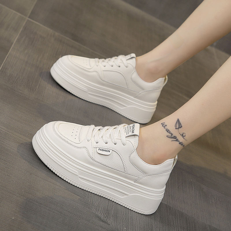 Platform Thick Sole Increased By Casual Sports Skate Shoes foto 5