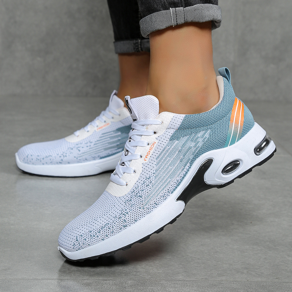 Mesh Breathable Sneakers Fashionable Casual Running Shoes foto 2