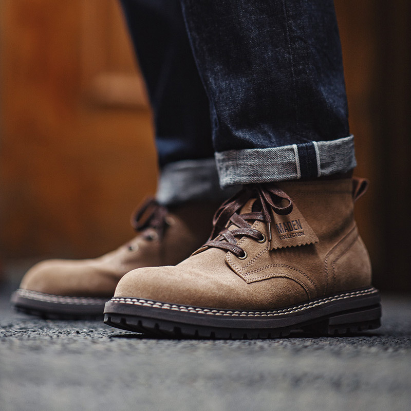 American Worker Boot Men's Retro Mid-top Leather foto 5
