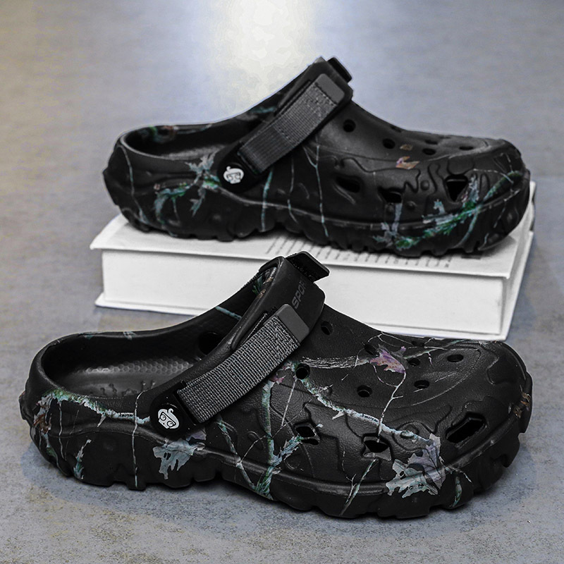 Fashion Plus Size Closed-toe Slippers Men foto 2