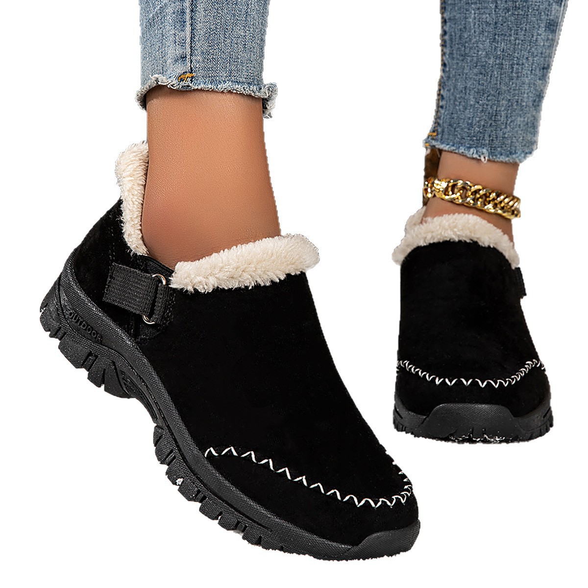 Women's Casual All-matching Home Warm Cotton-padded Shoes foto 5
