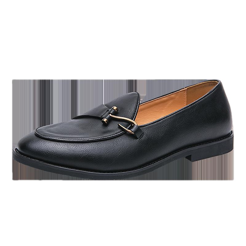 Men's Fashion Casual Soft Leather Slip-on Soft Bottom Loafers foto 3