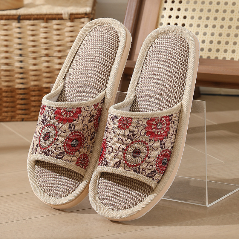 Women's Cotton And Linen Slippers foto 5