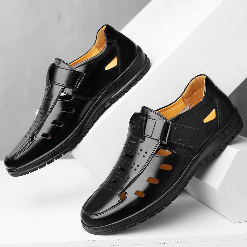Casual Breathable Summer Hollow Sandals Men foto 4