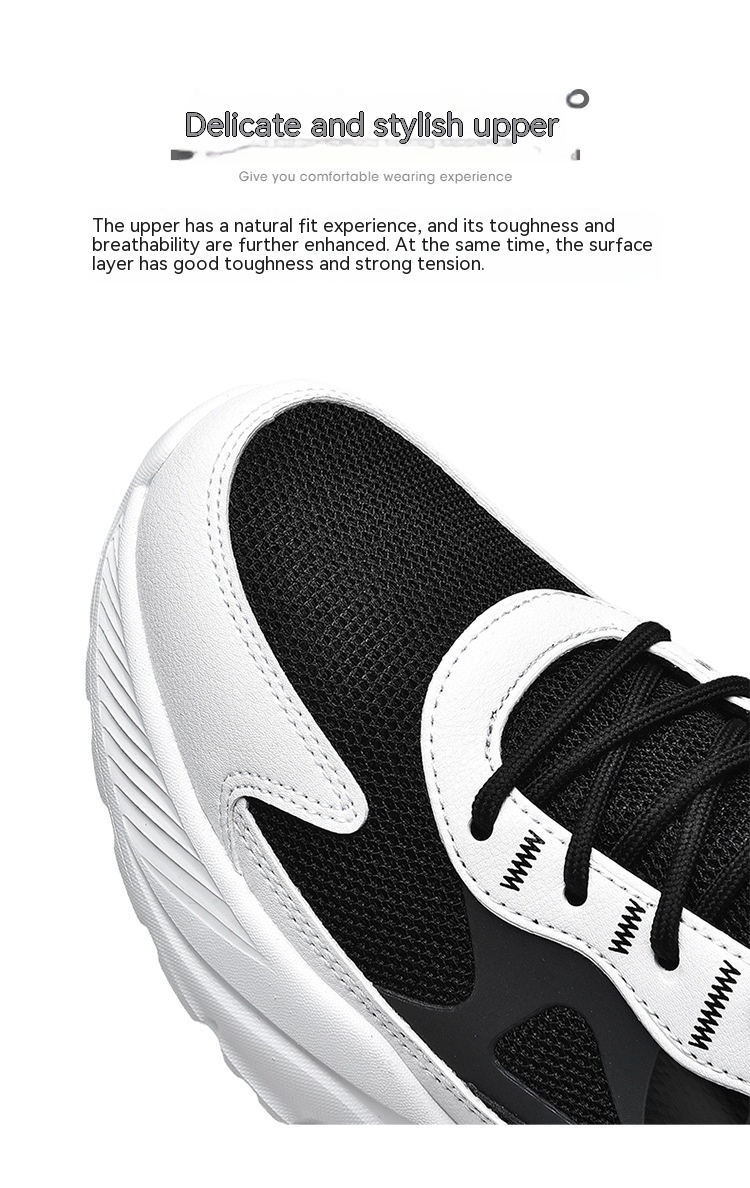 Men's Casual Sports Breathable Plus Size Running Shoes foto 2