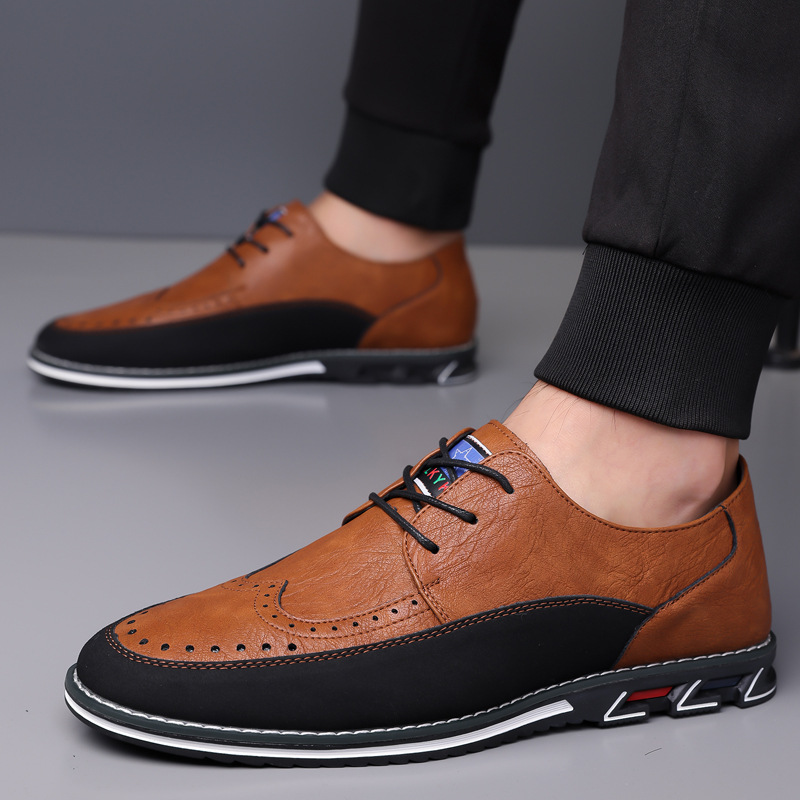 Business Fashion Comfortable Leather Shoes Men foto 5