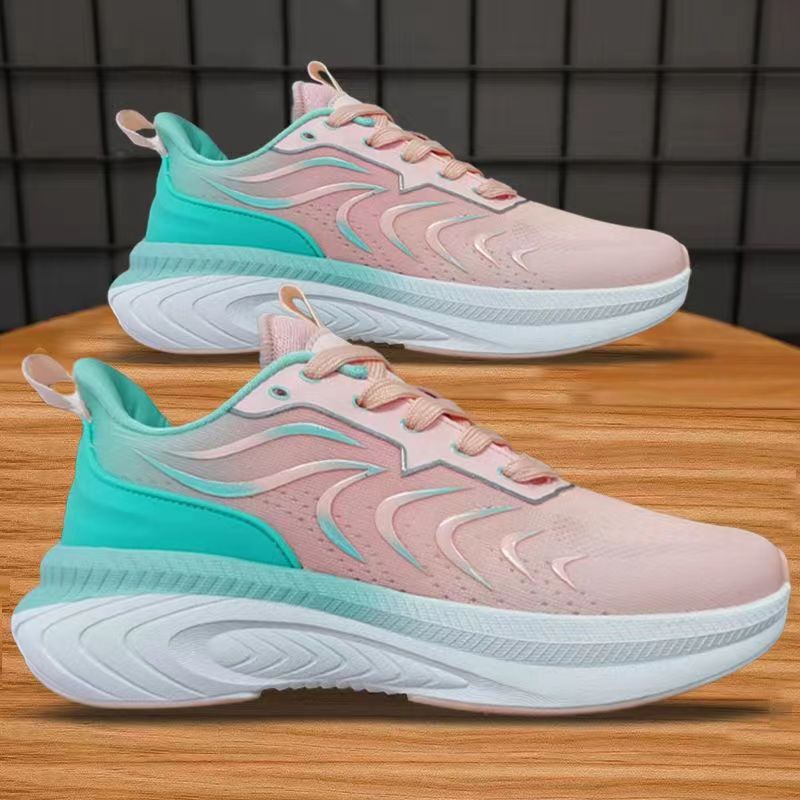 Breathable Sports Lightweight Soft Sole Running Shoes foto 5