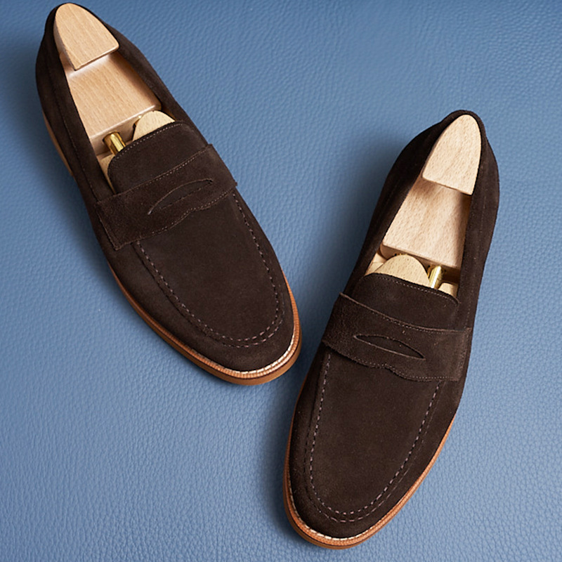 British Business Casual Men's Leather Shoes foto 5