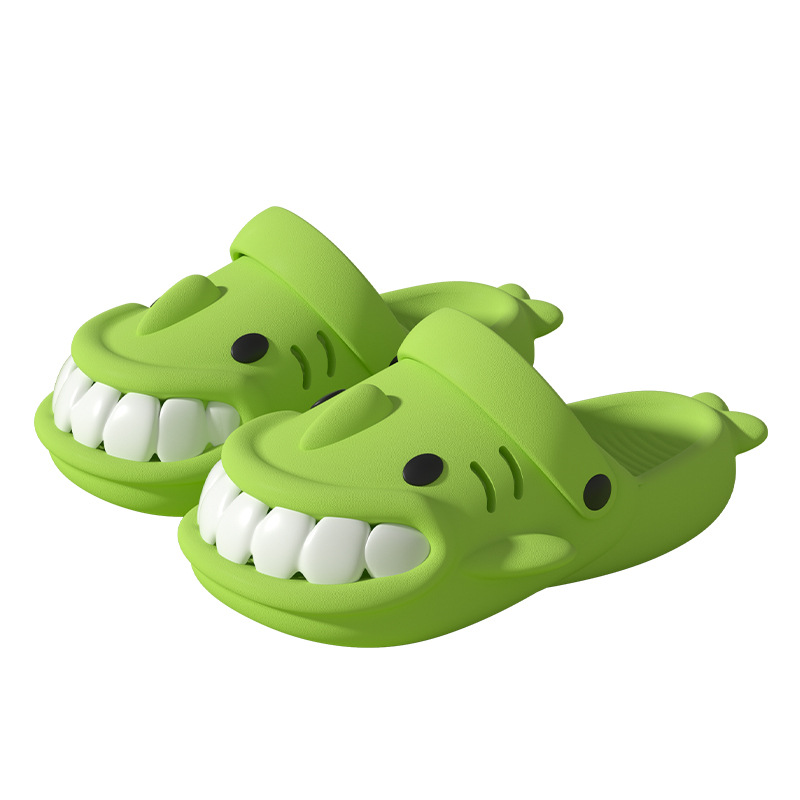 New Cute Funny Shark Slippers Summer Outerdoor Garden Shoes Indoor Non-Slip Floor Home Slipper foto 5