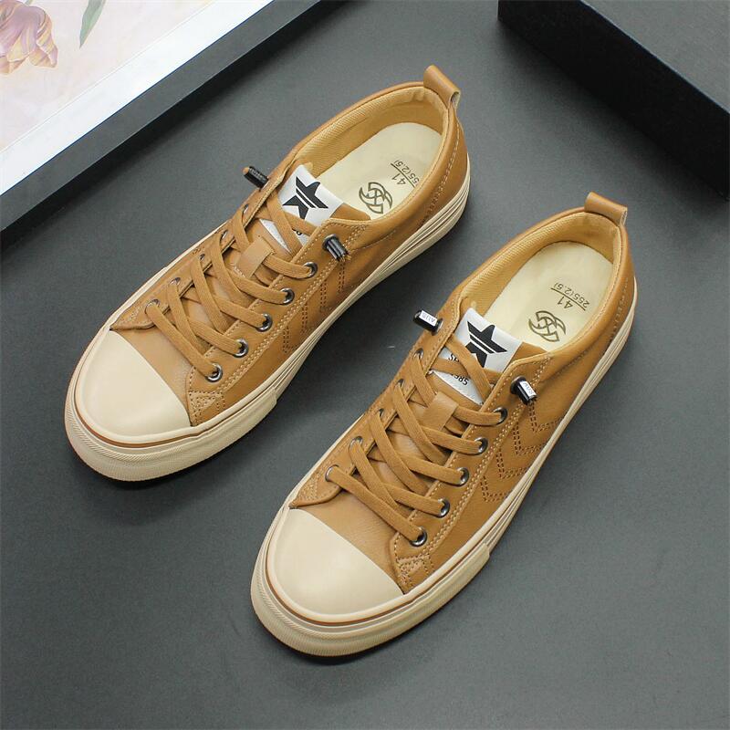 Soft Bottom Men's Casual Leather Shoes foto 5