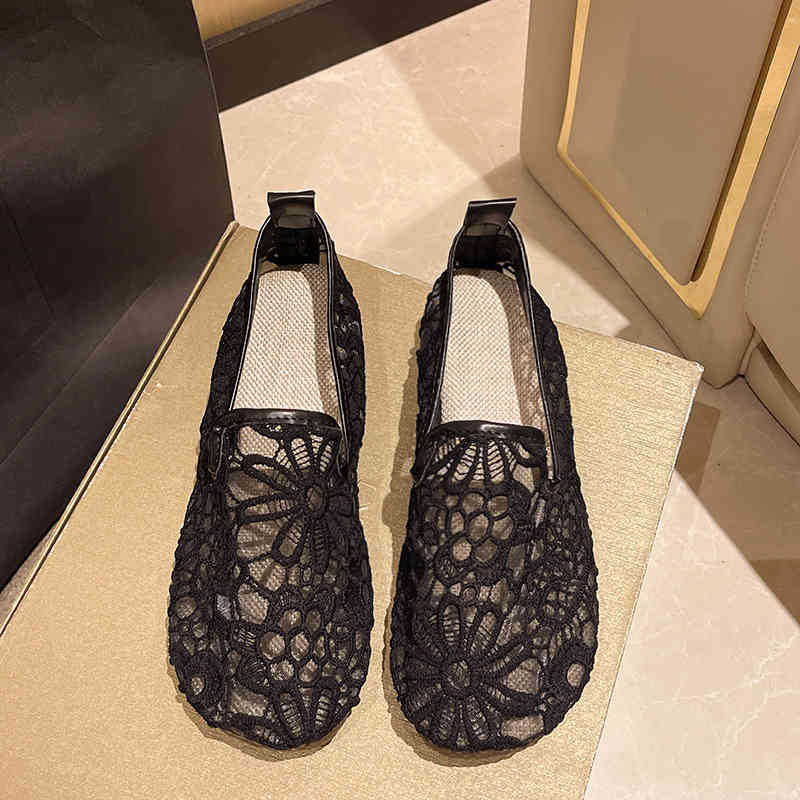 Women's Breathable Mesh Beef Tendon Soft Bottom Non-slip Cloth Shoes foto 4