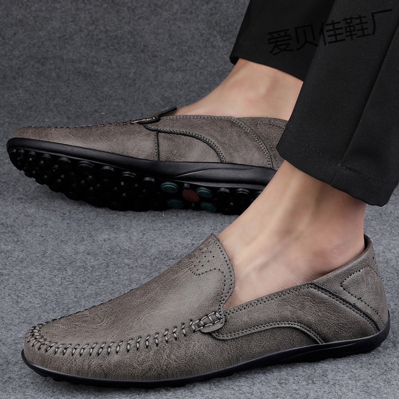 Summer Men's Slip-on Lofter Trendy British-style Casual Shoes foto 3
