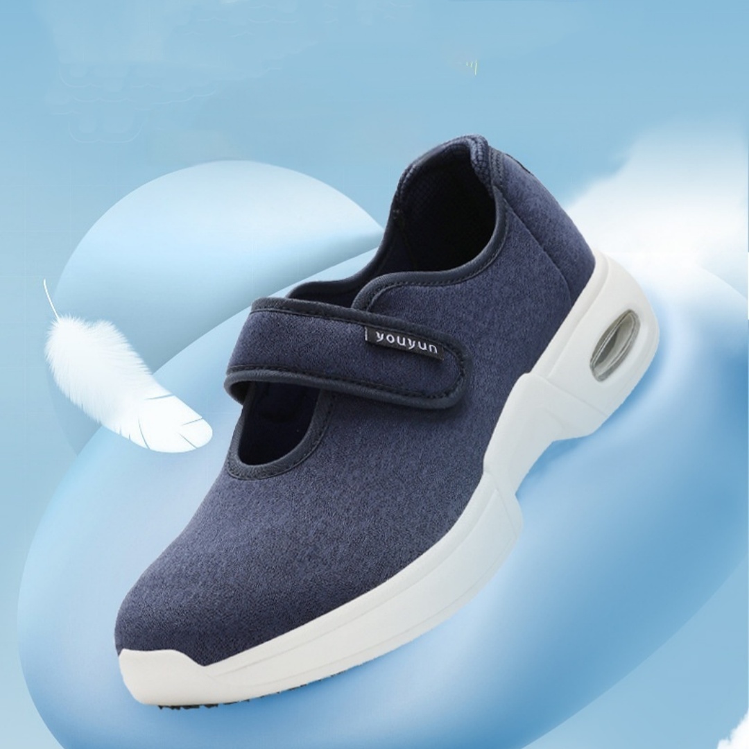 Walking Large-size Dad Widened Mom Mid- To Late-life Single-layer Shoes foto 5