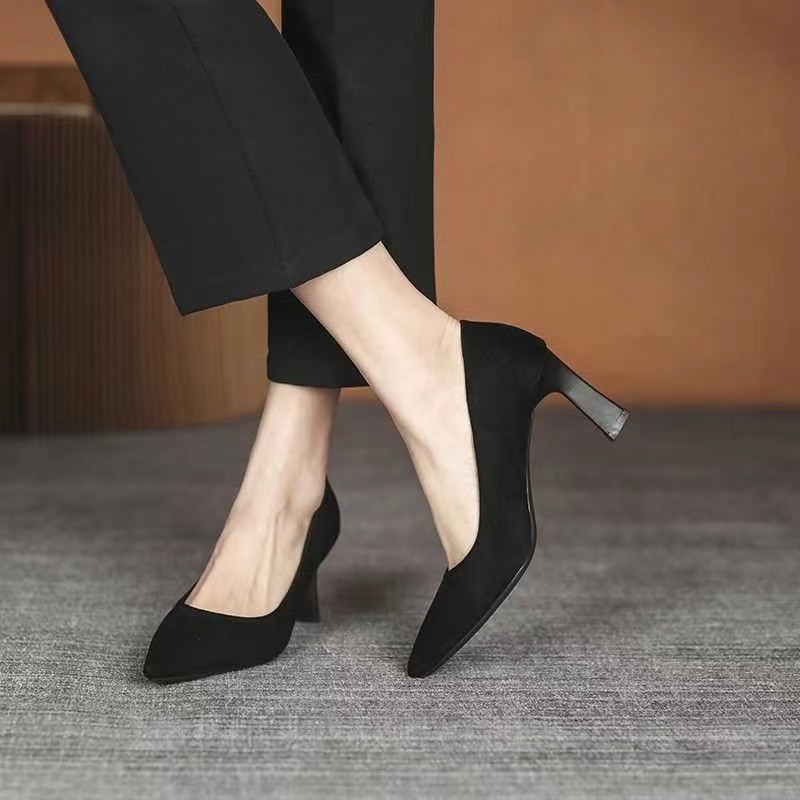 Womens Stylish Pointed-toe High Heels foto 3