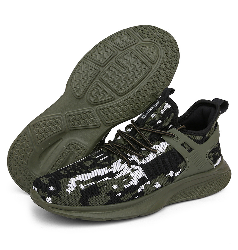 Leisure Sports Men's New Flyknit Mesh Shoes foto 5
