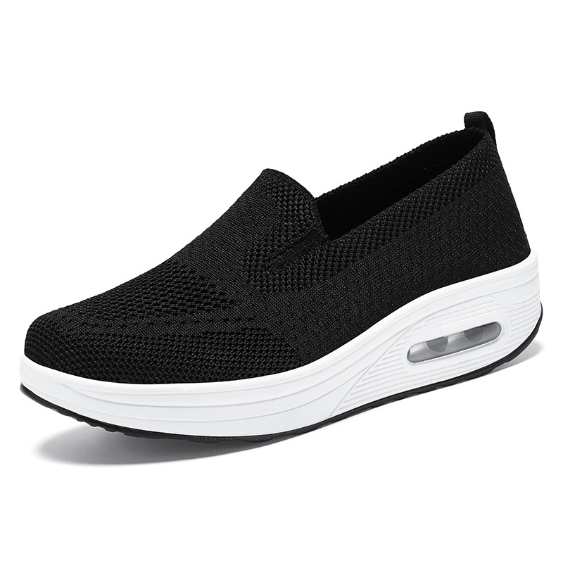 Women's Casual Shoes Breathable Flyknit Shock-absorbing foto 3