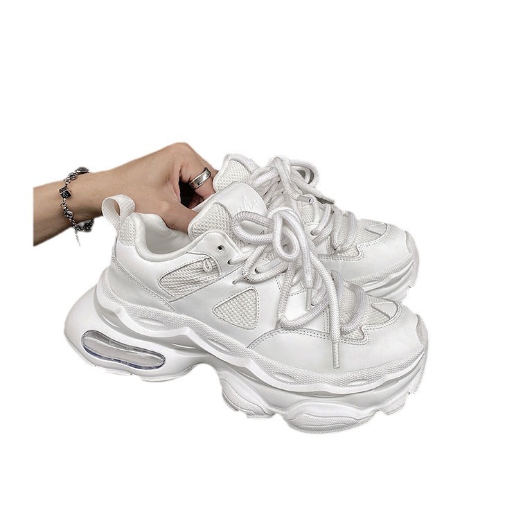 Retro Casual Sneaker Stylish Height Increasing Thick Bottom Breathable Shoes foto 4