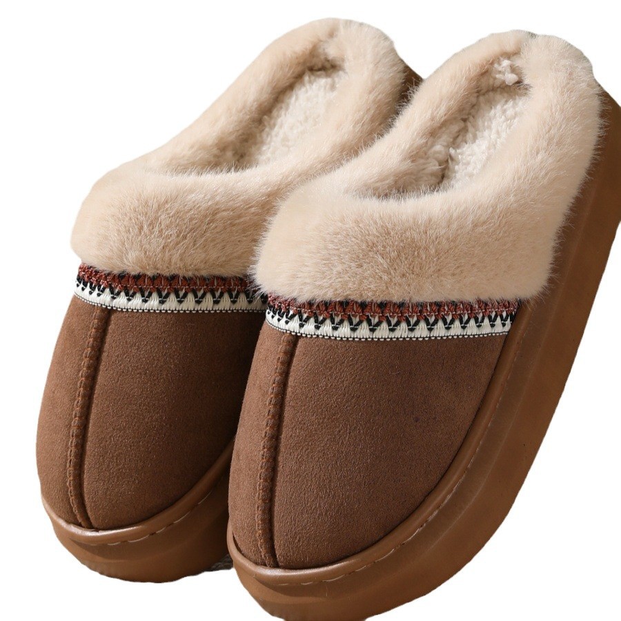 Fluffy Slippers Autumn And Winter Thick Bottom Outdoor foto 3