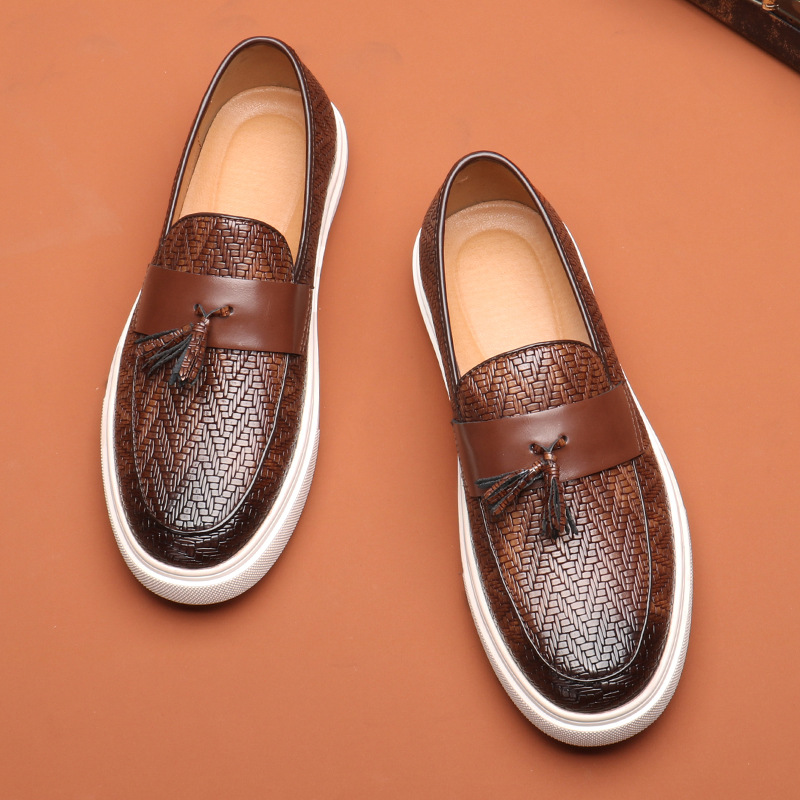 Men's Casual Shoes Versatile Pattern Gommino foto 4