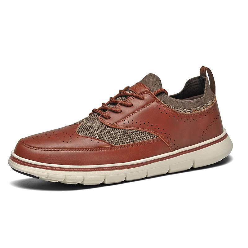 Men's British Style Casual Fashion Leather Shoes foto 4