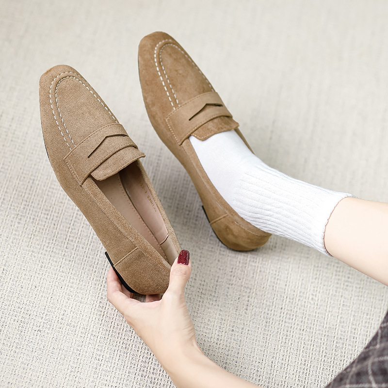 Retro French Style Versatile Loafers foto 2