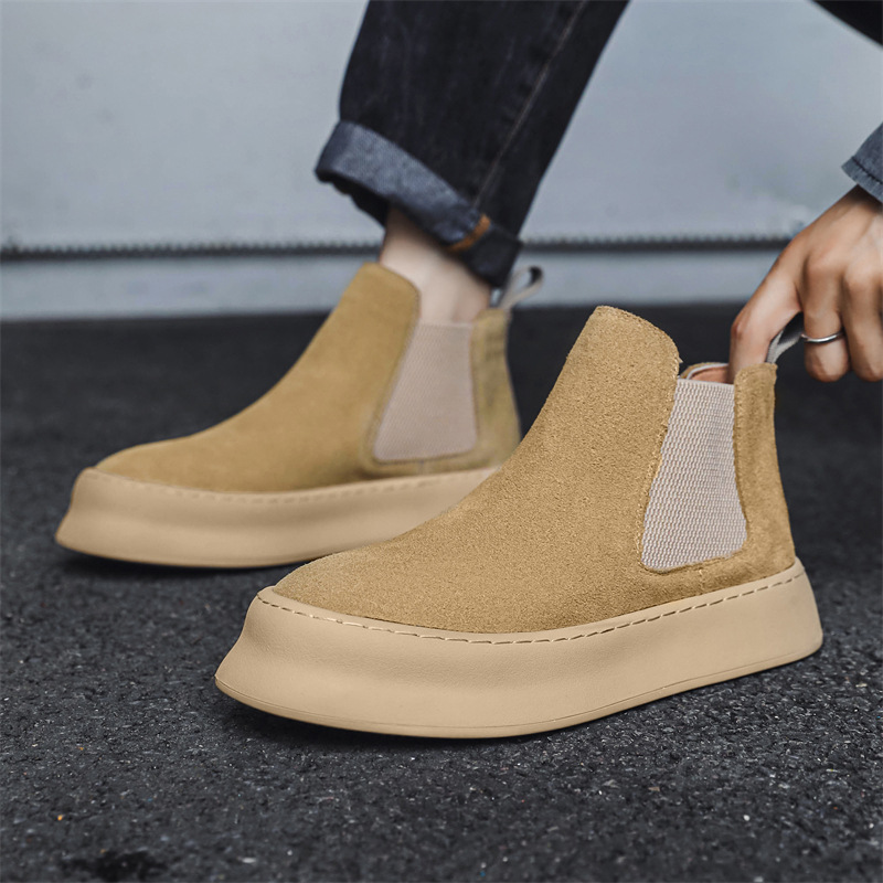 Fashion Design Popular Men's Internet Celebrity Breathable Trendy Leisure Cloth Shoes foto 2