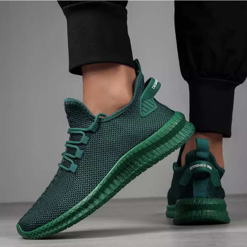 Summer Shoes Men's Sports Shoes Breathable Fly Woven Low Cut foto 2