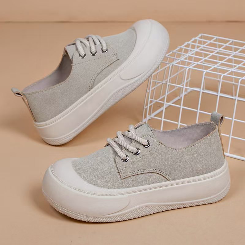 Height Increasing 4CM Platform Shoes Women's Casual Platform Round Toe Loafers foto 4