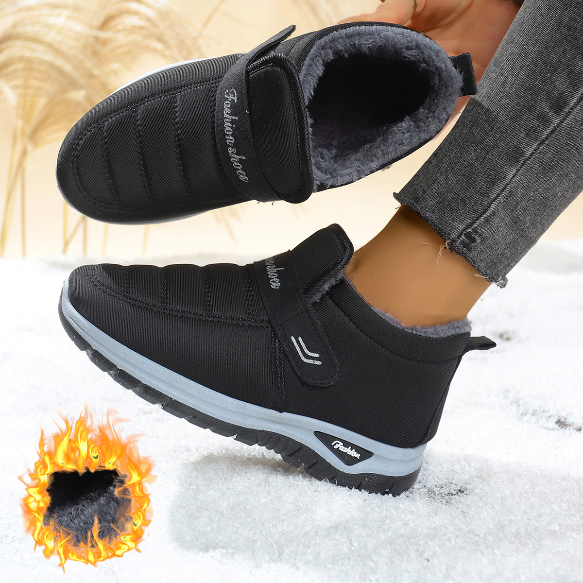 Fleece-lined Insulated Snow Boots foto 2
