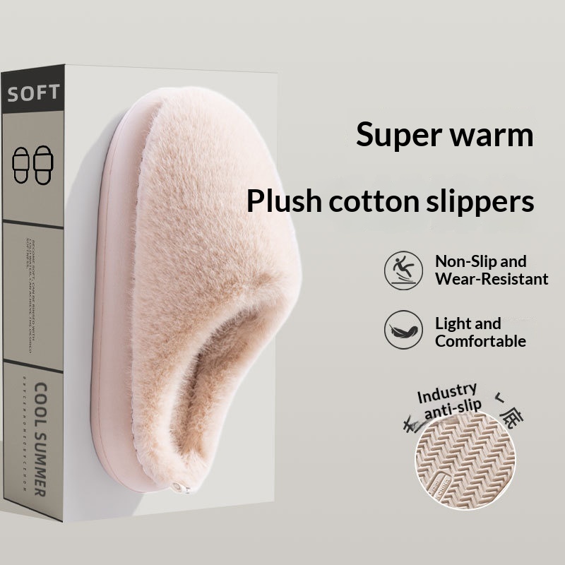 Thick-soled, Cozy Slippers For Indoor Use At Home foto 4