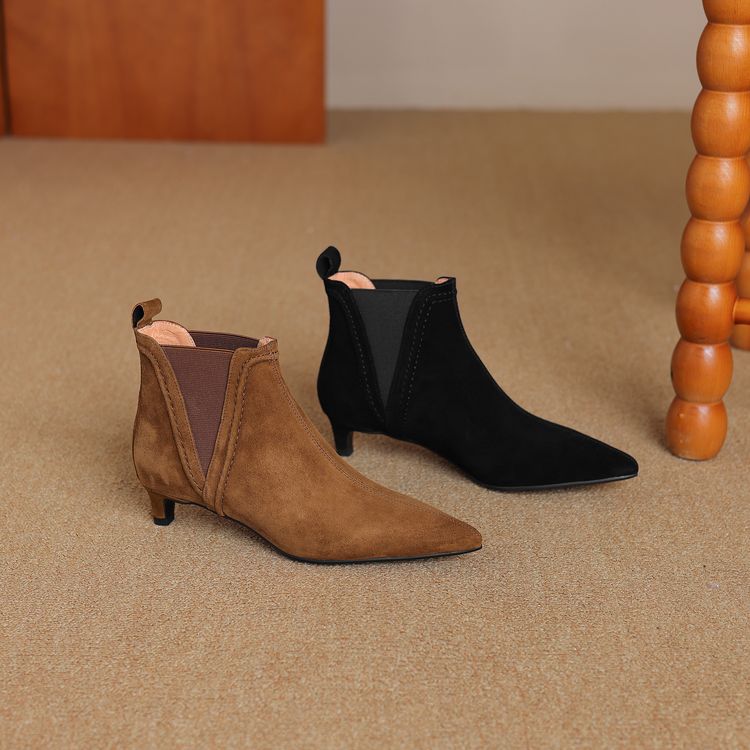 Fall And Winter Stiletto Ankle Boots With A French-inspired Cut That Flatter Your Figure And Create A Slimming Silhouette foto 2
