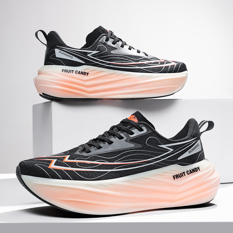Couple Running Shoes Breathable Mesh Shoes Ultra-Soft Non-Deformable Jelly Sole Casual All-Match Sneakers foto 4