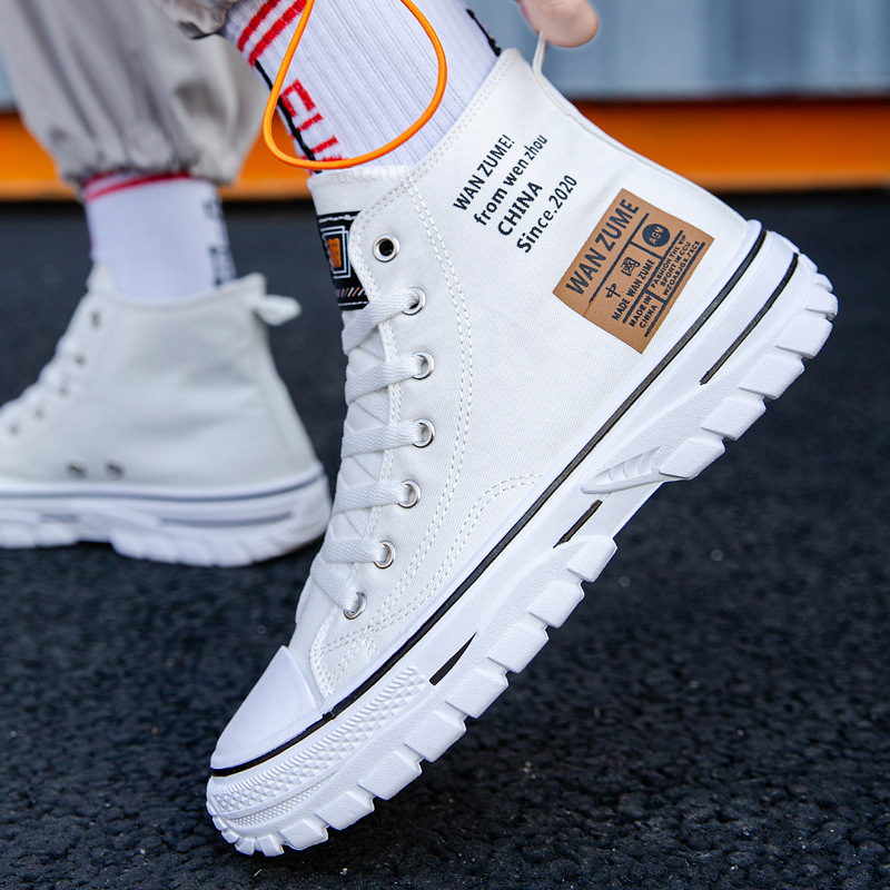 Men's High-top Canvas Shoes Trendy foto 4