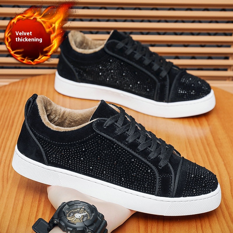 Men's Hot Drilling Casual Fashion Trends Sports Hong Kong Style Youth Shoes foto 3