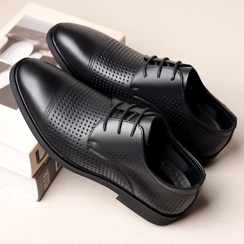 Men's Fashionable Casual Business Leather Shoes With Soft Soles foto 3