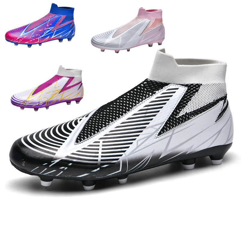 No Shoelace No Tie Socks Mouth Soccer Shoes Men foto 5