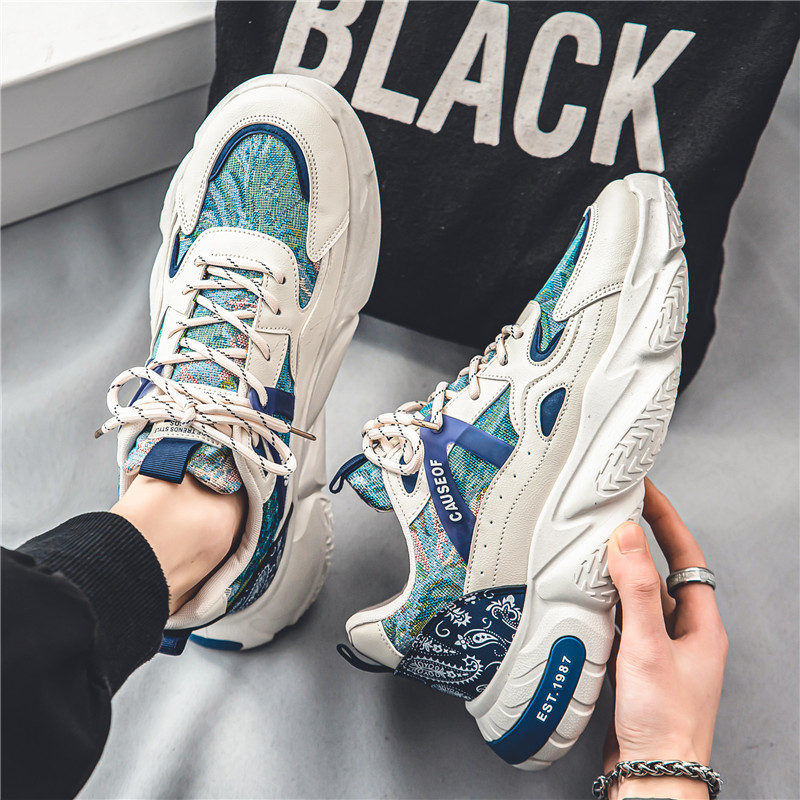 Men's Shoes Trendy Sneakers Teenagers Height Increasing foto 5