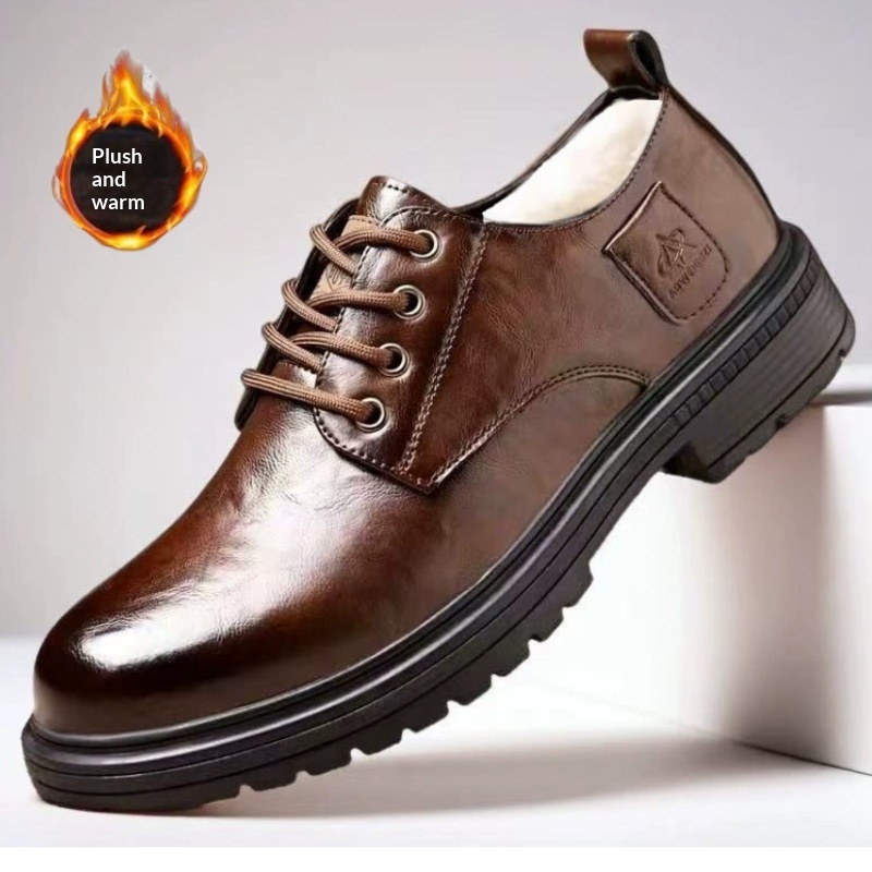 Casual, Breathable, Versatile Lace-up Slip-on Loafer Shoes foto 4