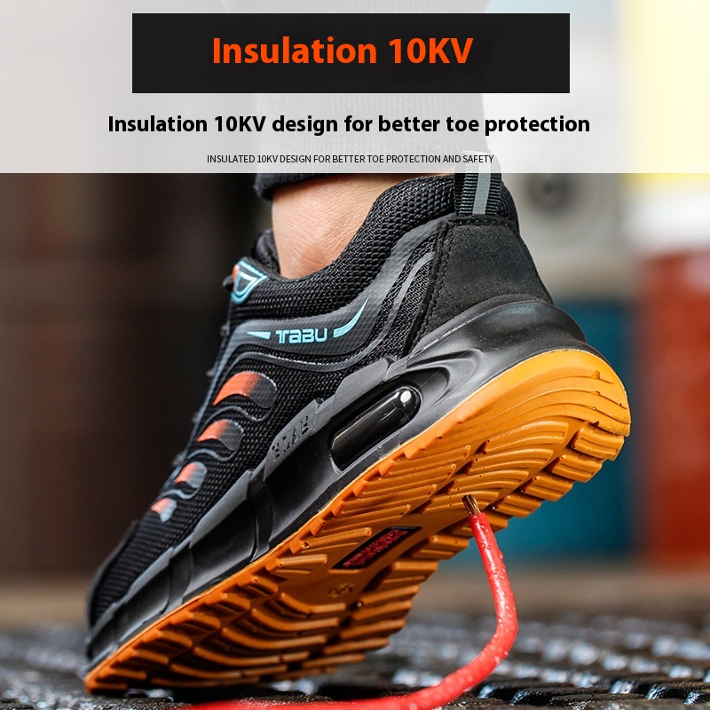Men's Wearable Shoes Anti-smashing And Anti-penetration Lightweight And Comfortable Shoes foto 4
