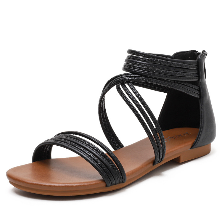 Women's Flat Sandals - Breathable Beach Shoes For Summer Slip-Resistant Casual Flip Flops foto 5