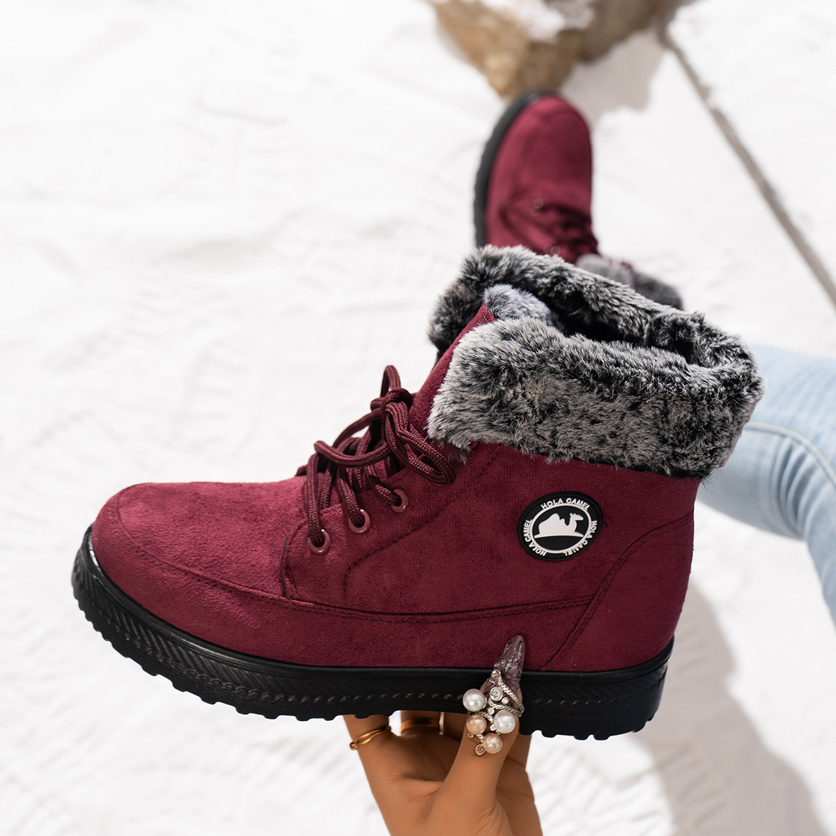 Cold-weather Insulated Tall Boots foto 2